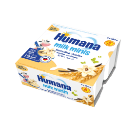 Humana Milk Minis Vaniļas mannas deserts 400g